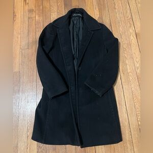 Women’s 100% Wool coat - Classic Single-Breasted Coat